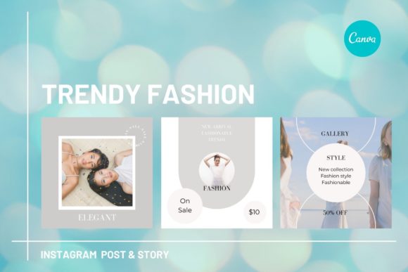 Download Trendy Fashion Instagram Post Canva - Fashion Collection