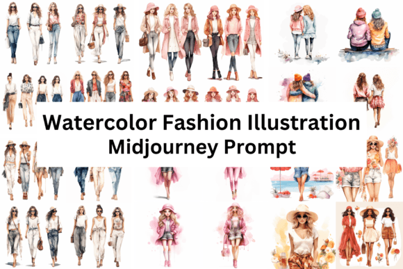 Download Fashion Watercolor Illustration - Fashion Collection