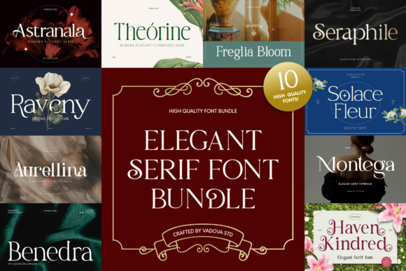 Download Elegant Serif Bundle - Premium Resources